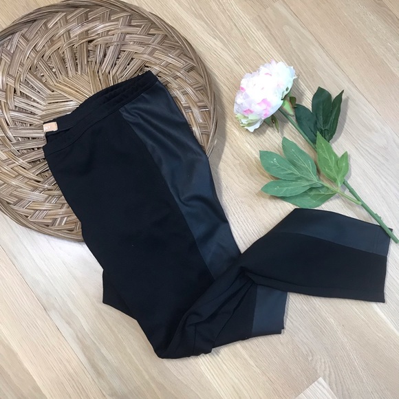 Ellen Tracy Pants - Ellen Tracy | Legging Pants with Leather Detail